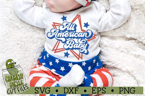 Download Free All American Baby SVG Cut File Cut Files